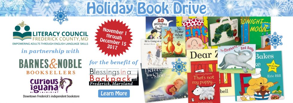 Holiday Book Drive Seeks to Collect books for 2,000 Frederick County Children