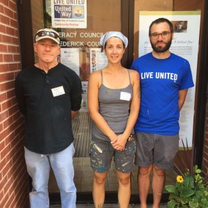 United Way Day of Action Volunteers Paint Study Rooms