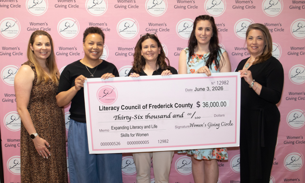 Literacy Council of Frederick County Awarded Women’s Giving Circle Grant to Expand Programs for Women Literacy Council of Frederick County Awarded Women’s Giving Circle Grant to Expand Programs for Women